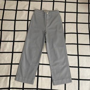 Madewell slim Emmett wide leg crop gray size 23